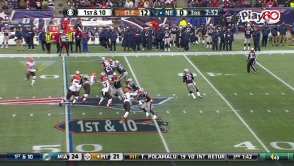 QB Brady to RB Blount, 32-yd, pass