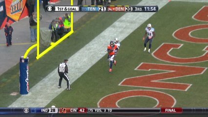 QB Manning to WR Thomas, 4-yd, pass, TD