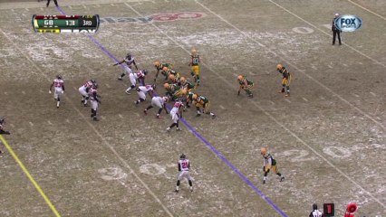 Falcons defense, sack, 7-yd loss