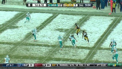 QB Roethlisberger to WR Brown, 43-yd, pass, TD