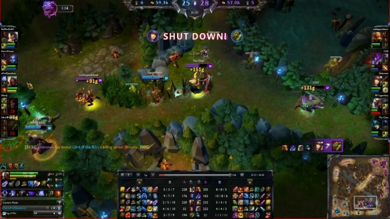 Le quadrakill du lundi avec Zed - League of legends - team-aaa.com