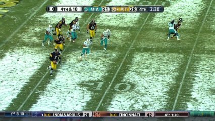 Dolphins defense, 4th down failed