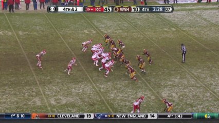 Redskins defense, 4th down failed