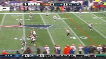 QB Brady to RB Vereen, 50-yd, pass