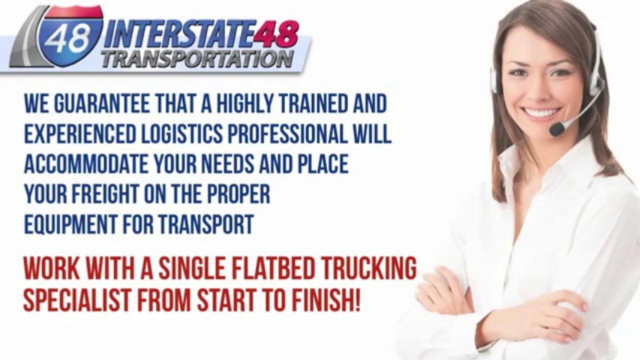 Flatbed Trucking Service by Interstate 48