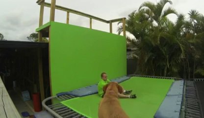 Se casser la cheville en Trampoline!!