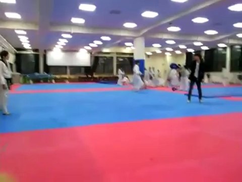 Un coup de pied à 1080° en Taekwondo... 3 tours en l'air!!