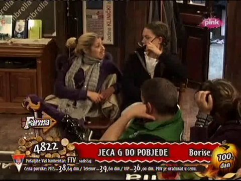 Jeca & Sara - Izazov zadruge, ljubomorna scena - farma 5 uzivo - 100.dan