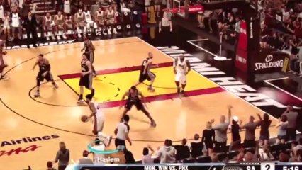 Jogador de basquete avalia o NBA2K14