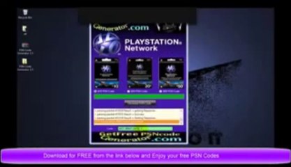 ▶ PSN Code Generator FREE PSN Codes WORKING 2013