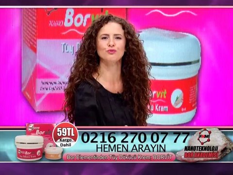 TÜY DÖKÜCÜ KREM MÜKEMMEL CİLT İÇİN NANO BORVİT