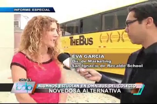 Programa ofrece a escolares estudiar mientras viajan en el bus escolar