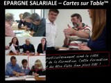 Epargne Salariale Carte sur Table