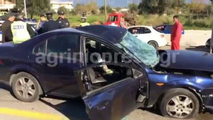 Τροχαίο δυστύχημα στο Αγρίνιο