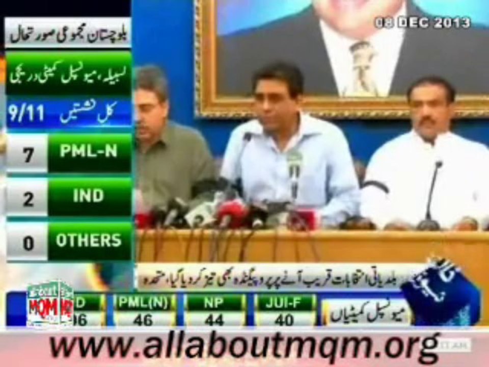 As municipal elections are coming closer, again allegations & negative propaganda being launched againstt MQM: Spokesperson