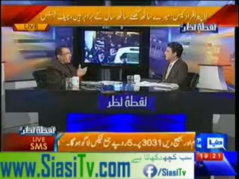 Nuqta e Nazar with Mujeeb ur Rehman Shami 8th December 2013