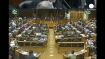 Le Parlement sud-africain honore à son tour Mandela