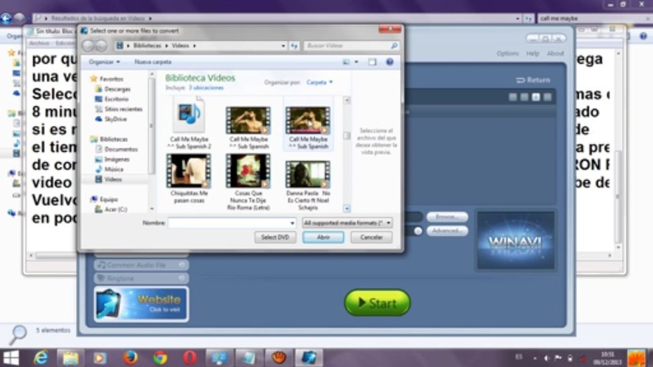 Tutorial para encodear con Winavi all in One Converter Paso a paso