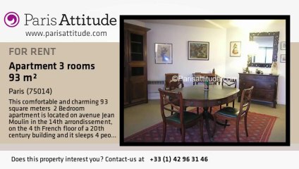 2 Bedroom Apartment for rent - Alésia, Paris - Ref. 5305