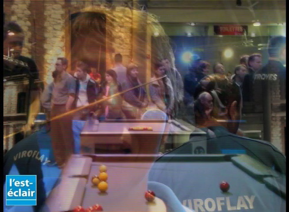 Premier open de billard à Troyes. Ambiance