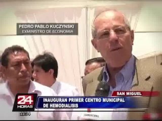 San Miguel inauguró primer Centro de Hemodiálisis Municipal del Perú