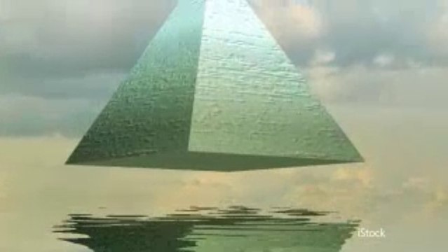 Crystal Pyramids in the Bermuda Triangle