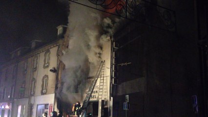 Incendie à Concarneau