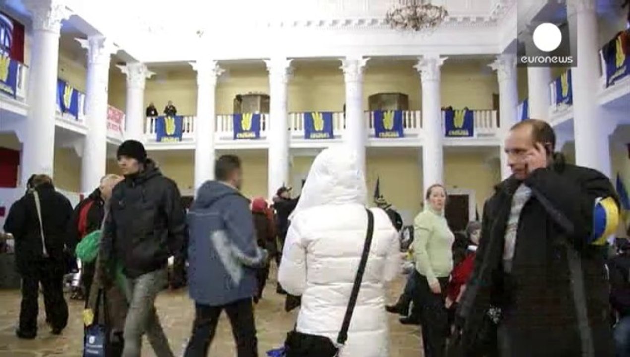 Kyiv's City Hall protesters prepare for eviction