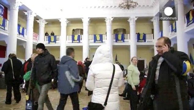 Kyiv's City Hall protesters prepare for eviction