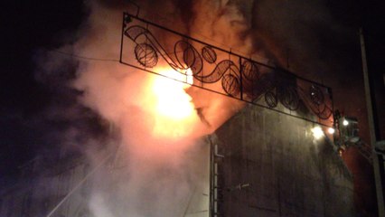 Incendie à Concarneau