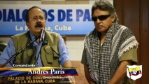 2013,  octubre  29.  El comandante Andrés París Responde a inquietudes de la prensa acreditada en la Habana Cuba.