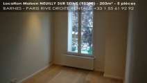 A louer - maison/villa - NEUILLY SUR SEINE (92200) - 5 pièces - 203m²