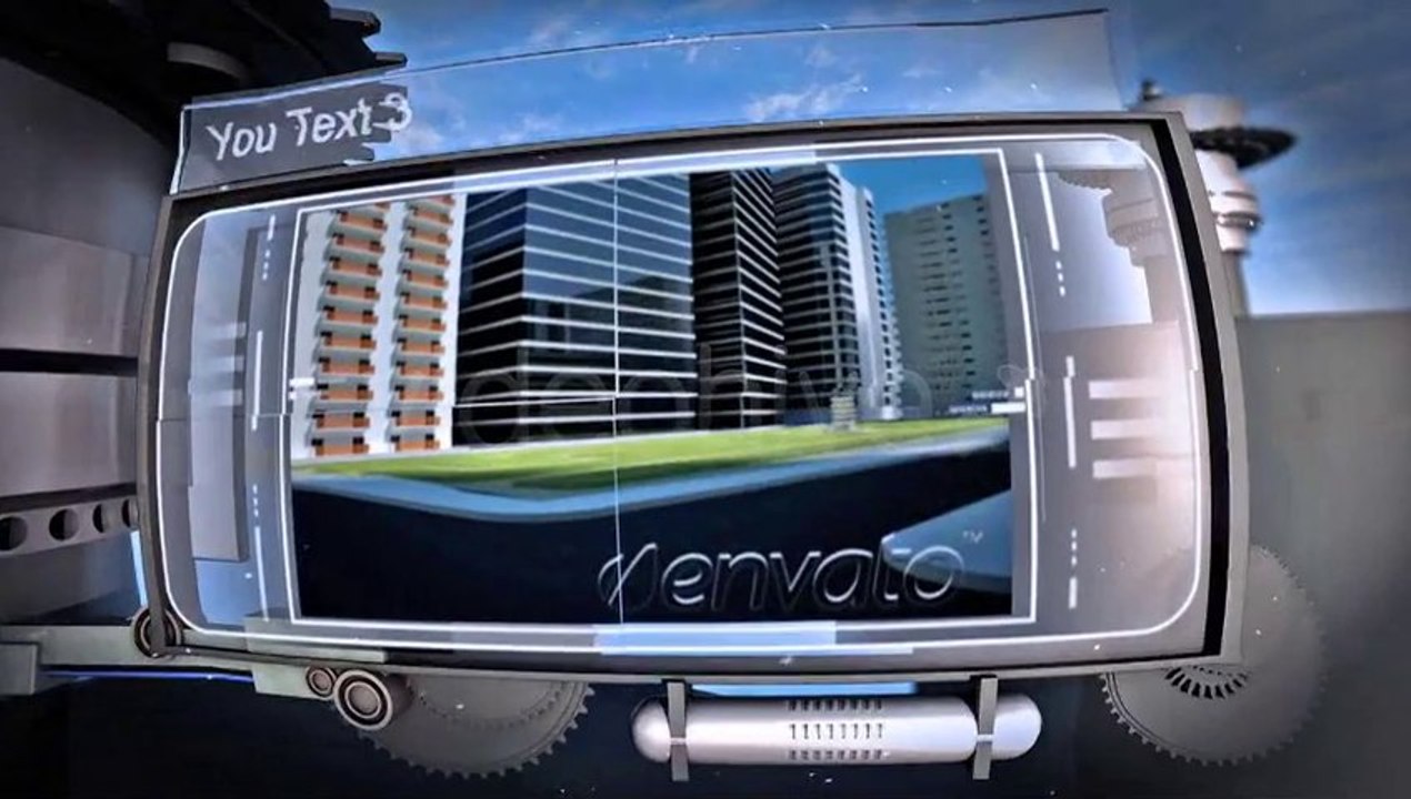Tehno Info Slide - After Effects Template