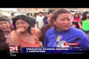 VIDEO: sicarios matan de tres balazos a carpintero en Barranca