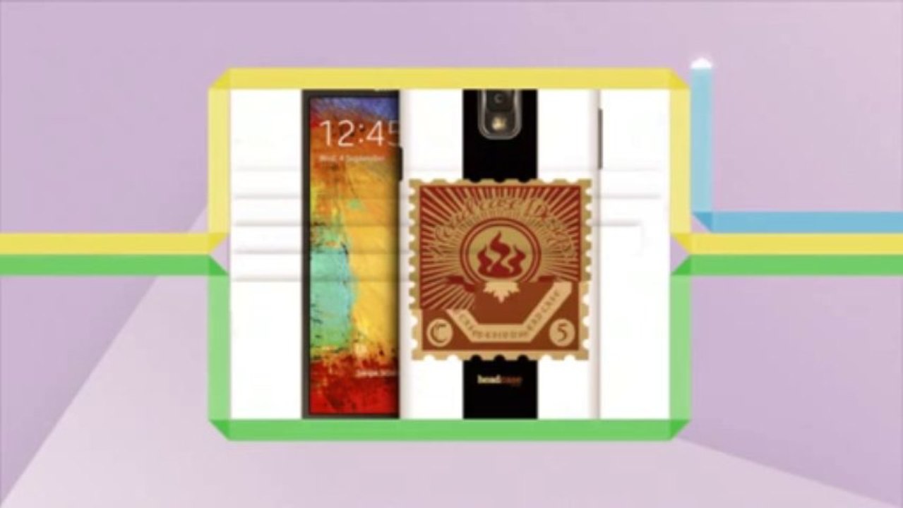 STAMP PROTECTIVE BACK CASE COVER FOR SAMSUNG GALAXY NOTE 3
