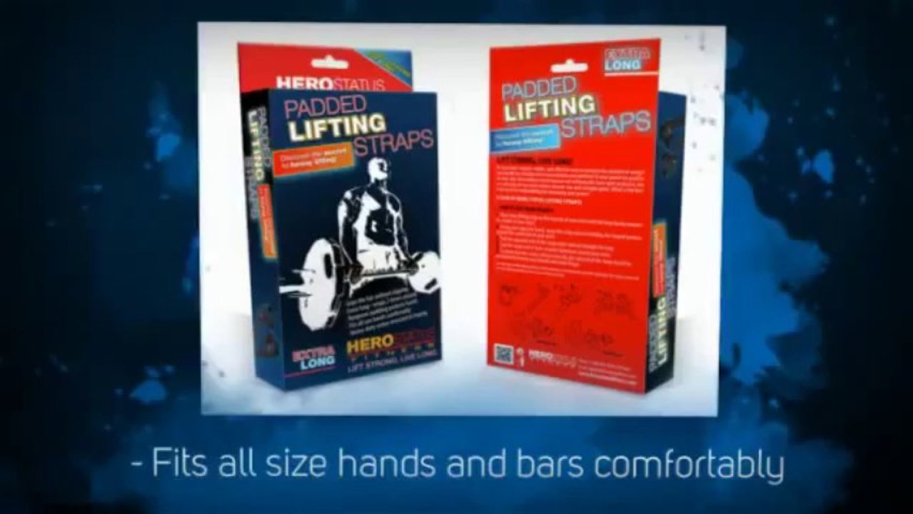 Padded Weighlifting Straps - Discover the Technique to Heavy Lifting from Hero Status Fitness