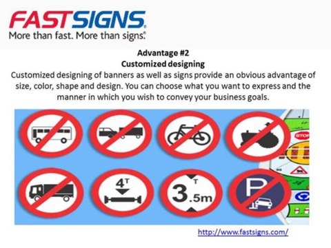 Flaunt your business with customized signs and banners