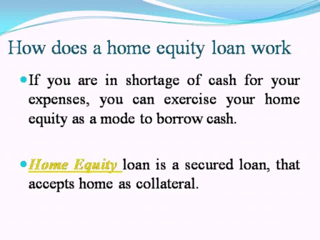 Home Equity Loan