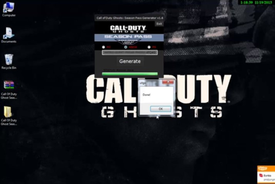 Call Of Duty Ghost Season Pass Generator (Updated December 2013)