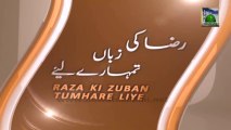 Raza Ki Zuban Tumharay Liye Ep 01 - Ghaus e Pak - Haji Shahid Attari