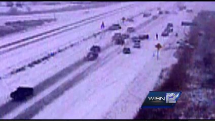 Carambolage sur l'autoroute de Menomonee Falls