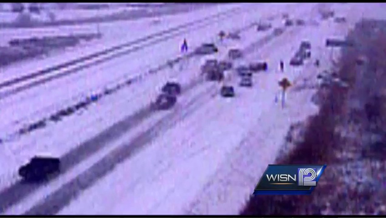 Carambolage sur l'autoroute de Menomonee Falls