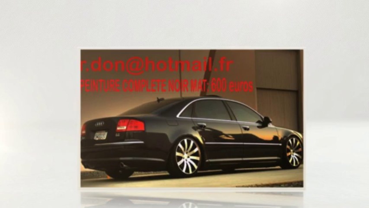 Audi A8 noir mat, Audi A8 noir mat, Audi noir mat, Audi A8 Covering noir mat, audi A8 peinture noir mat, Audi A8 noir mat