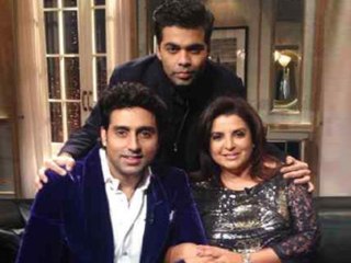 Abhishek And Farah On Koffee With Karan