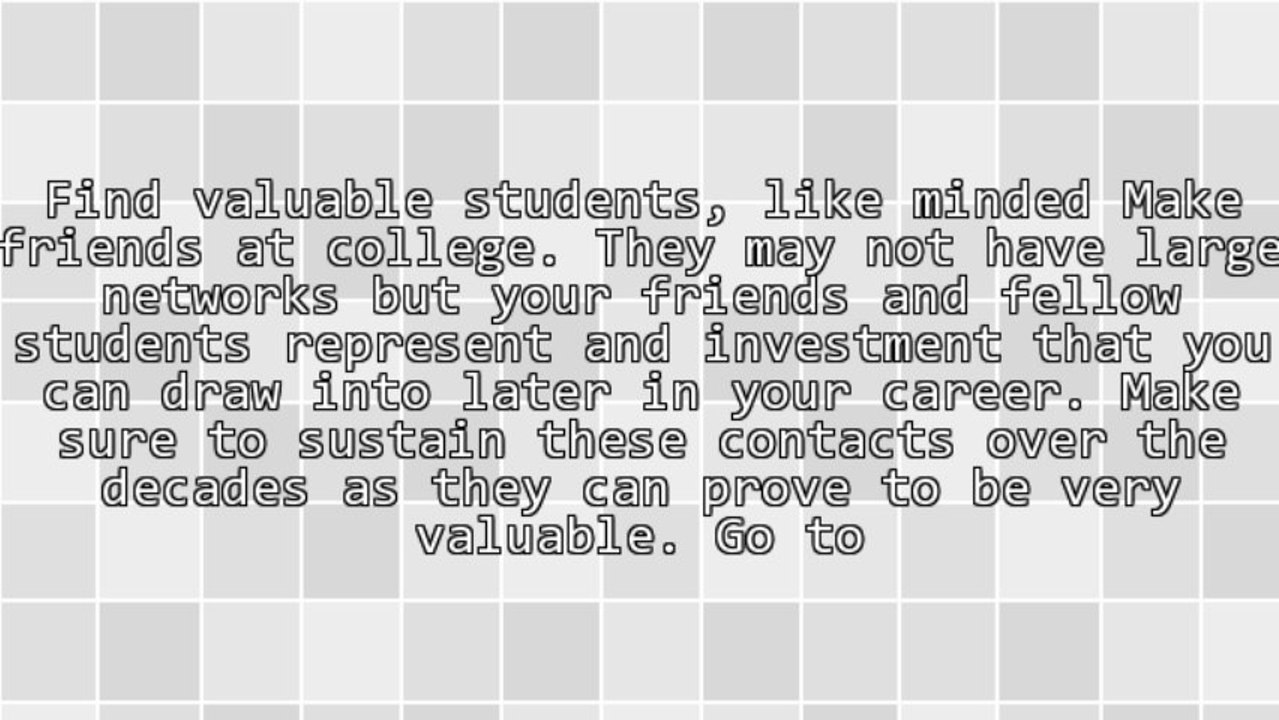 8 Ways To Network While In College