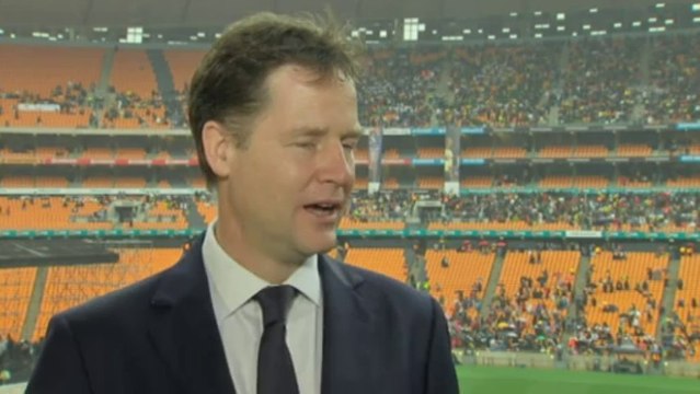 Mandela tributes: David Cameron and Nick Clegg pay respects