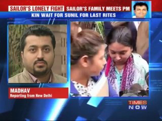 Imprisoned sailor's family meets PM