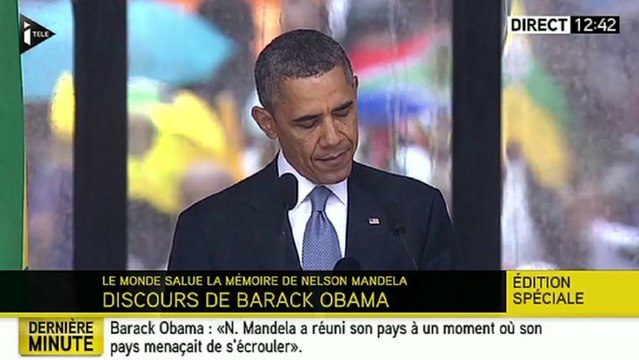 Obama salue Mandela, « un géant de l'histoire »