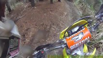 Go Pro HD Dirtbike Rallying   3 Crashes!