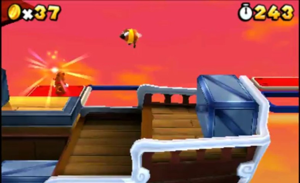 Super Mario 3D Land Walkthrough (3DS HD 1080p) Special World 6 AirShip All Star Coins 100%